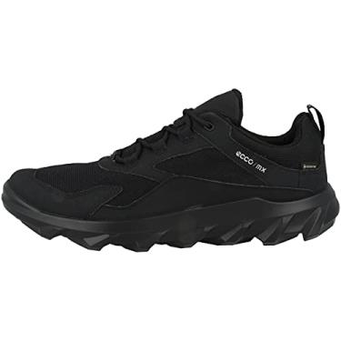 Imagem de ECCO Tênis feminino Mx Low Tie Gore-Tex, 2.5 Reino Unido, Preto/preto, 10-10.5