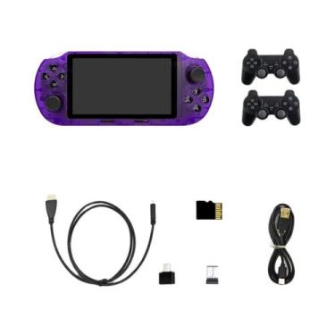 Imagem de Console De Jogo Retro Portátil De 4,5 Polegadas HD Para PS1 GBA SNES M