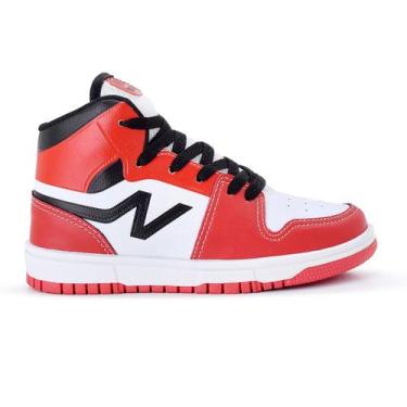 Imagem de Tênis Infantil Feminino Casual Masculino High Nippos Escolar - Nippo'S