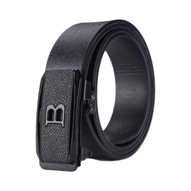 Imagem de Cinto Masculino Casual De Negócios Com Fivela Automática Sem Dentes, C