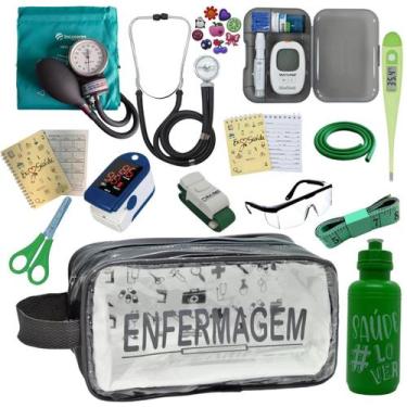 Imagem de Kit De Enfermagem Completo Medidor Glicose Aparelho Pressao - P.A. MED