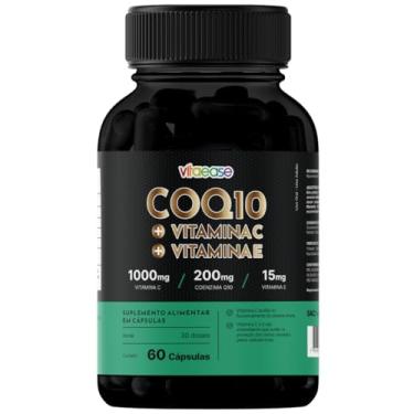 Imagem de Coenzima Q10 200mg + Vit C + Vit E | 60 Cápsulas | Vitaease (Sem sa)