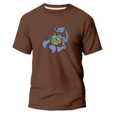 Imagem de Camiseta Algodão Premium Estampa Digital Escorpião Signo DTF - Pavesi,