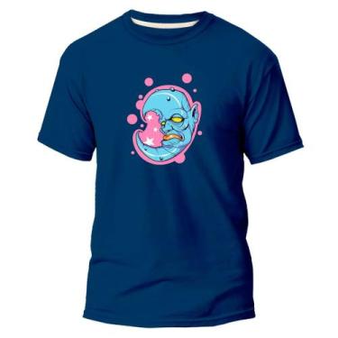 Imagem de Camiseta Básica Algodão Premium Estampa Digital Meia Lua DTF - Pavesi,