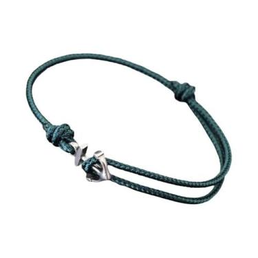 Imagem de Pulseira De Corda De Âncora De Aço Inoxidável Ajustável De 2mm Para Ho