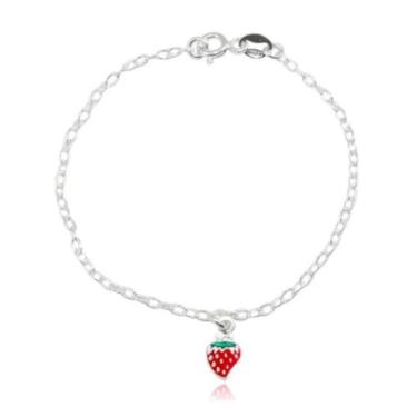 Imagem de Pulseira Prata Infantil Prata 925 Original Delicado - Lojas La&Ny Prat