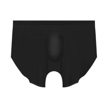 Imagem de Cuecas Boxer Masculinas De Seda Gelada Sem Costura, Finas De Verão, Co