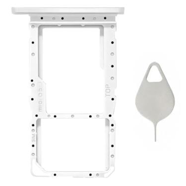 Imagem de Ubrokeifixit Bandeja de cartão micro SD Galaxy Tab A9+ X210 X215 X216, substituição para compartimento para cartão SIM único para Samsung Galaxy Tab A9+ SM-X210, X215 LTE, X216 5G, com pino de ejeção