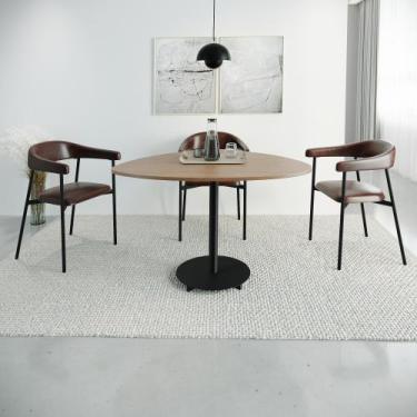 Imagem de Cadeira de Jantar Joy Tecido Revest Sint Est.Preta - Compace