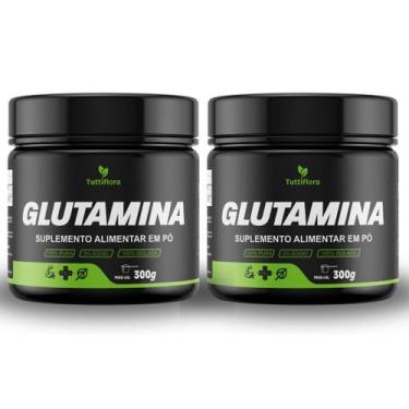 Imagem de Kit 2x L-Glutamina 100% Pura 300g Tuttiflora