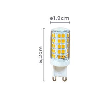 Imagem de Lâmpada Led Nordecor Halopin 5w G9 220v - 2400k - Luz Amarela