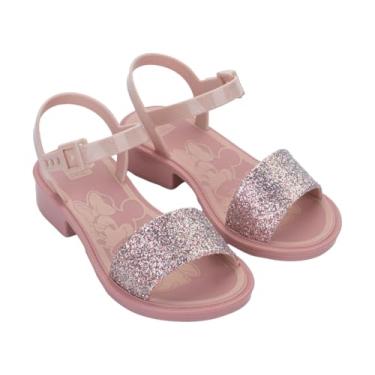 Imagem de Sandália de Salto Infantil Menina Disney Charming Glitter Grendene Kids (Rosa Claro, BR, Criança de 4 a 8 anos, Numérico, 28)