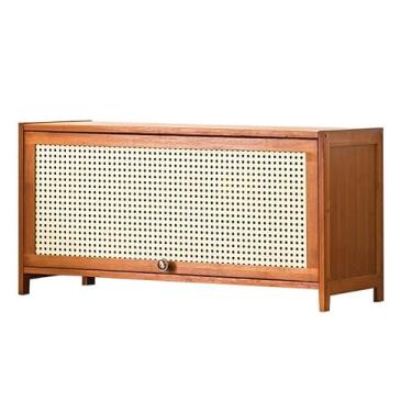 Imagem de Sapateira com assento, banco de sapatos, armário de sapatos moderno, organizador de prateleira de armazenamento de sapato, estilo industrial, construído para durar, para corredor do quarto, entrada da