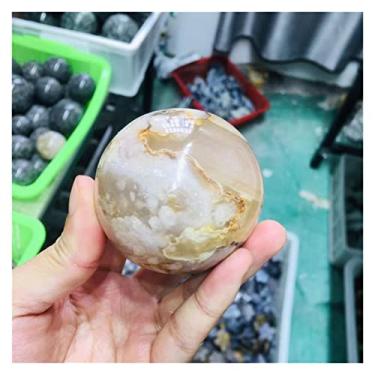 Imagem de Pedras de cristal ásperas de cristal natural esfera de ágata cereja pedras preciosas naturais para decoração de casa (cor: 9, tamanho: 60-70 mm)