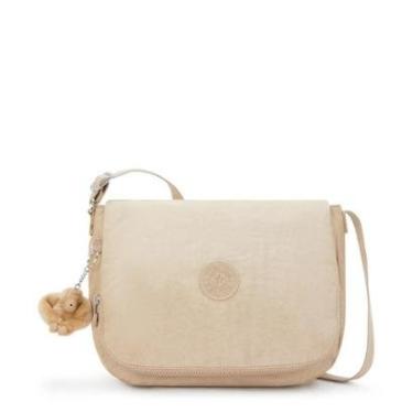 Imagem de Bolsa Kipling Earthbeat M Sparkled Beige-Feminino
