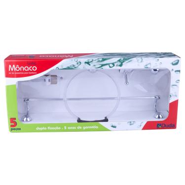 Imagem de Kit Banheiro 5 Peças 55800M Duda Cromado