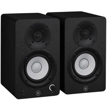 Imagem de Par de Monitores de Estúdio Near Field Yamaha HS3 Bass-Reflex de 2 Vias Amplificador Classe D Preto 110V