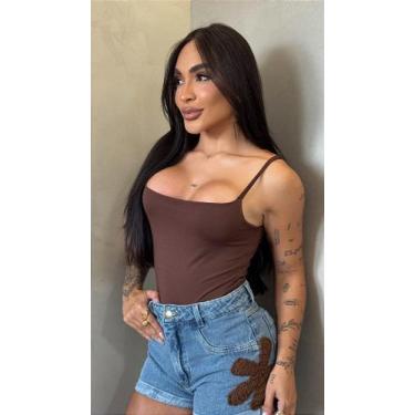 Imagem de Regata Aline em Tecido Suplex de Poliamida para Treinos e Atividades F