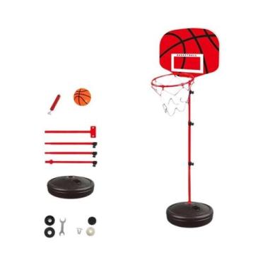 Imagem de Aro De Basquete Ajustável Para Crianças 63-150CM, Brinquedo De Tabela 