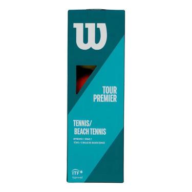 Imagem de Bola De Beach Tennis Wilson Tour Premier - Kit Com 3 Bolas