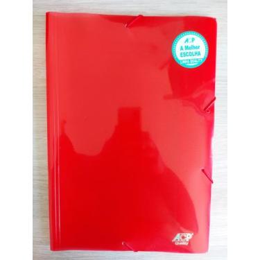 Imagem de Pasta com elástico Acp quality ofício vermelho