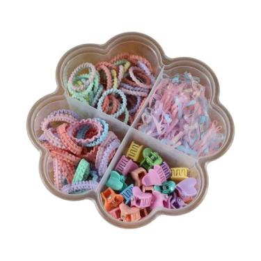 Imagem de Conjunto De Acessórios Coloridos Para Cabelo Infantil 230350 Peças: El