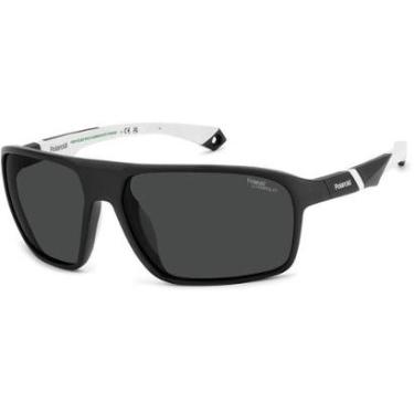 Imagem de Óculos de Sol Polaroid 7058 S 003 64E3 Preto Masculino - Preto - Masculino - Único-Masc...