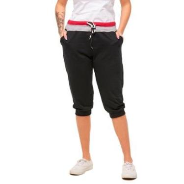 Imagem de Bermuda Feminina de Moletom Saruel Skinny - B1-Feminino