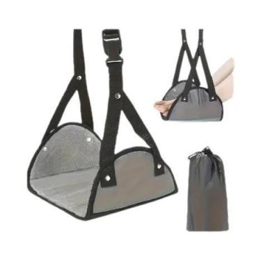 Imagem de Redes De Apoio Para Pés Ajustáveis Para Viagem, Carro, Avião E Escritó