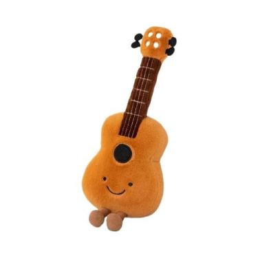 Imagem de Brinquedo De Pelúcia Musical De 30cm: Violino, Guitarra, Pipa E Diapas