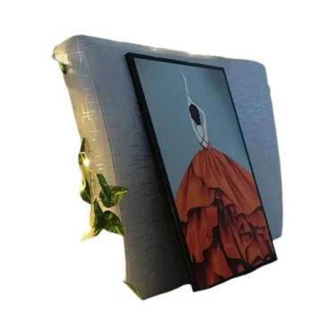 Imagem de Luzes De Cordão Em Forma De Folha Verde Com Bateria, Guirlanda De Fada