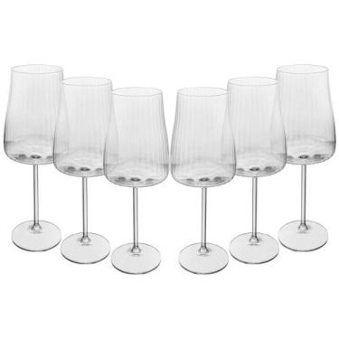 Imagem de 6 Taças para Vinho Wolff Alex Optic 600ml Cristal Ecológico