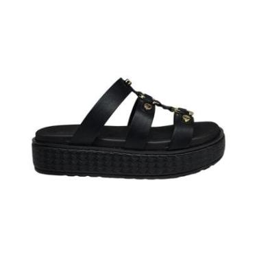 Imagem de Sandália Tamanco Feminino Sola Média Confortável Ramarim 2543201-Feminino