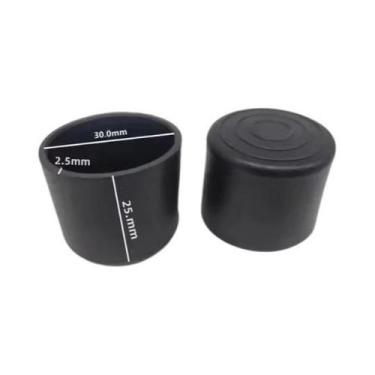 Imagem de Protetor De Pé De Cadeira Redondo De Borracha Antiderrapante Silencios