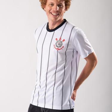 Imagem de Camisa Corinthians Povo Branca Masculina-Masculino