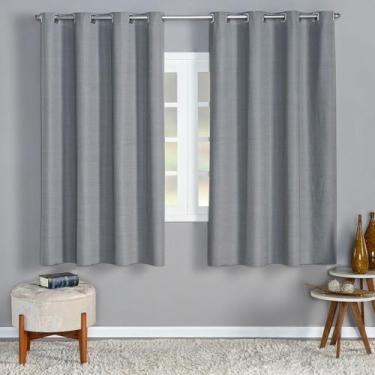Imagem de Cortina Melk Blackout 2,80m x 2,30m Corta 100% Luz Sala Quarto Bloquei