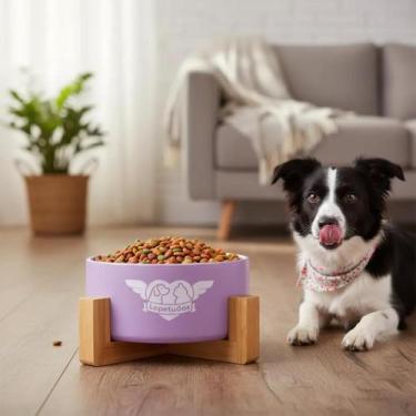 Imagem de Comedouro Pet Ceramica Premium 750ml Clean Ceramic Tam M - - Lopetudos