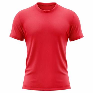 Imagem de Camiseta Masculina Manga Curta Dry Básica Lisa Proteção Solar UV Térmi