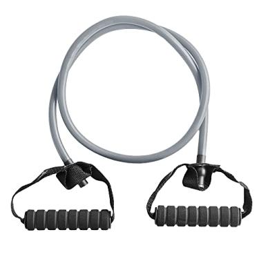 Imagem de Acte, Extensor T28 para Braços e Pernas, EVA e Nylon, Treino, Yoga, Fisioterapia e Reabilitação - Cinza