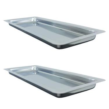 Imagem de Bandeja lisa econox 22x09x1,5 kit 2un fami, 22x09x1,5