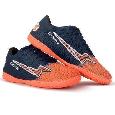 Imagem de Chuteira adulto futsal cronos futebol tenis masculina feminina lisa-Unissex