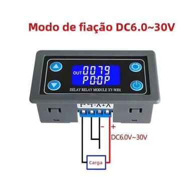 Imagem de Módulo De Relé Com Display Duplo XY-WJ01, Circuito Digital LED De Temp