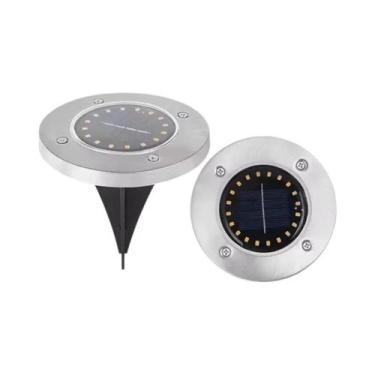 Imagem de Luzes Solares Para Exterior, Lâmpada De Disco Subterrânea Para Jardim,