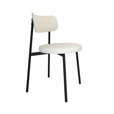 Imagem de Cadeira Kyta Fixa com 4 Pés 50 X 44,7 X 83,8 Cm com 1 Unidade - Metali