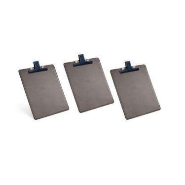Imagem de Kit Com 3 Prancheta Acrilica A4 Pegador Aço Cristal ou Fume - - NovaCr