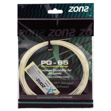 Imagem de Corda Zons PG-65 21 0.70mm 10m Multifilamento Natural - Set Individual P/ Badminton-Unissex