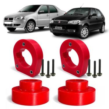 Imagem de Kit lift PU Elevação Completa 3,5cm Palio Fire  Siena - Borfix