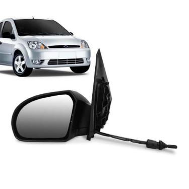 Imagem de Retrovisor Ford Fiesta 2002 a 2014 4P com controle - Retrovex, Lado do