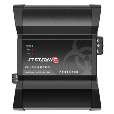 Imagem de Módulo Amplificador Stetsom Vulcan 2000 Bass Boost 1 Canal 2000W Rms 4
