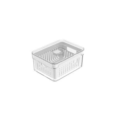 Imagem de Organizador Clear Fresh 2,2L com Cestos para Geladeira - OU